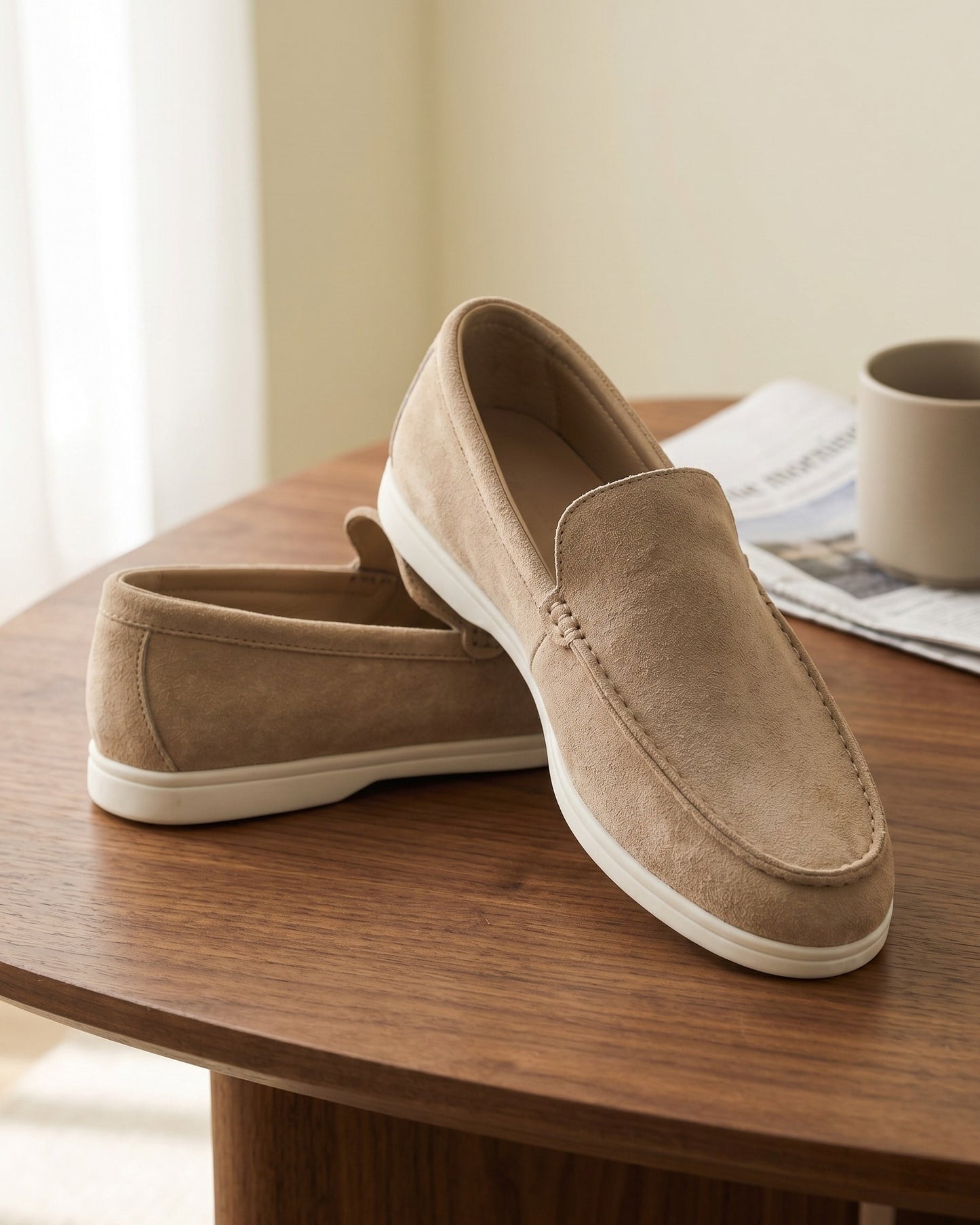 Paolo Suede Slip-On Loafers