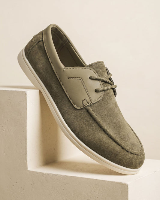 Feliciano Suede Boat Shoe