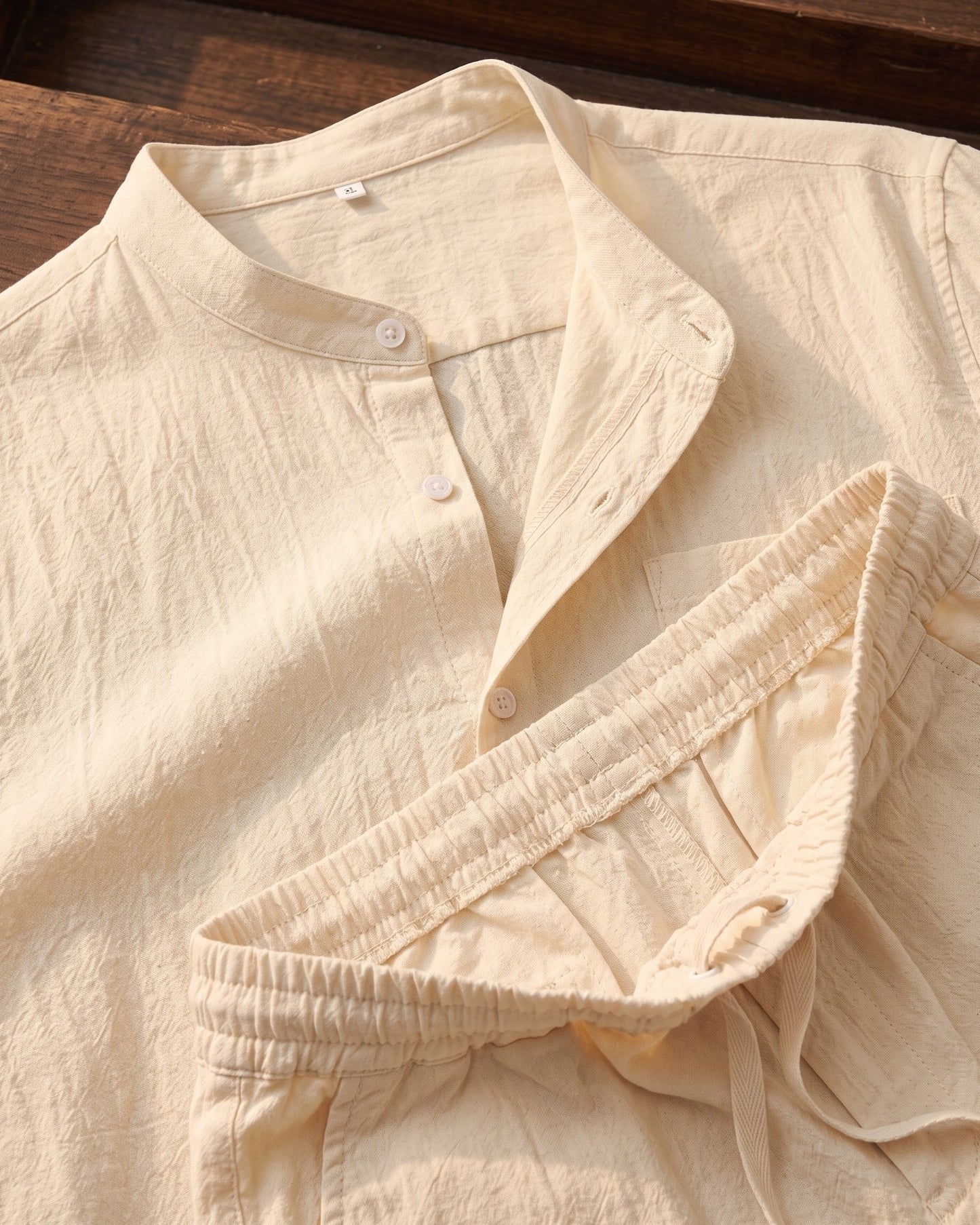 Zeno Linen Shirt and Trouser Set